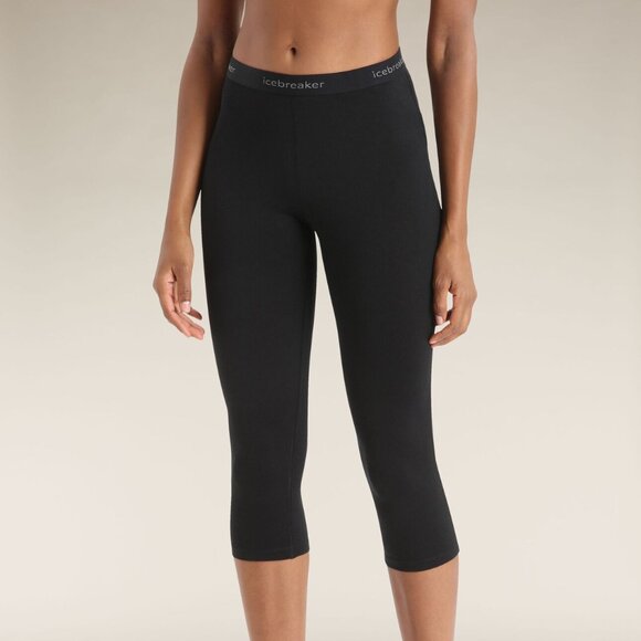 Icebreaker merino wool women's Merino 200 Oasis 3/4 Thermal Leggings XS - Picture 1 of 6